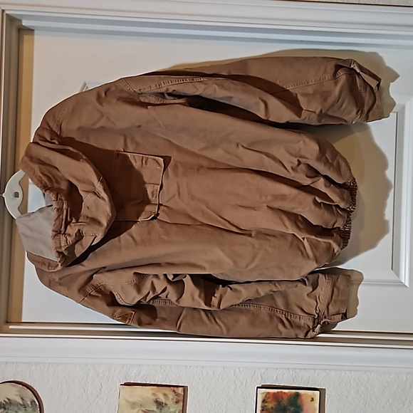 Bulwark Tan 2XL Hooded Work Jacket. - Picture 3 of 6